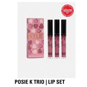 Kylie Cosmetics POSIE K TRIO | LIP SET, NIB